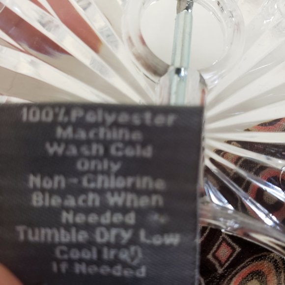 Ann Taylor Women's Copper Semi Sheer Button Down Tie Neck 0P Shirt Top Blouse - Picture 10 of 12